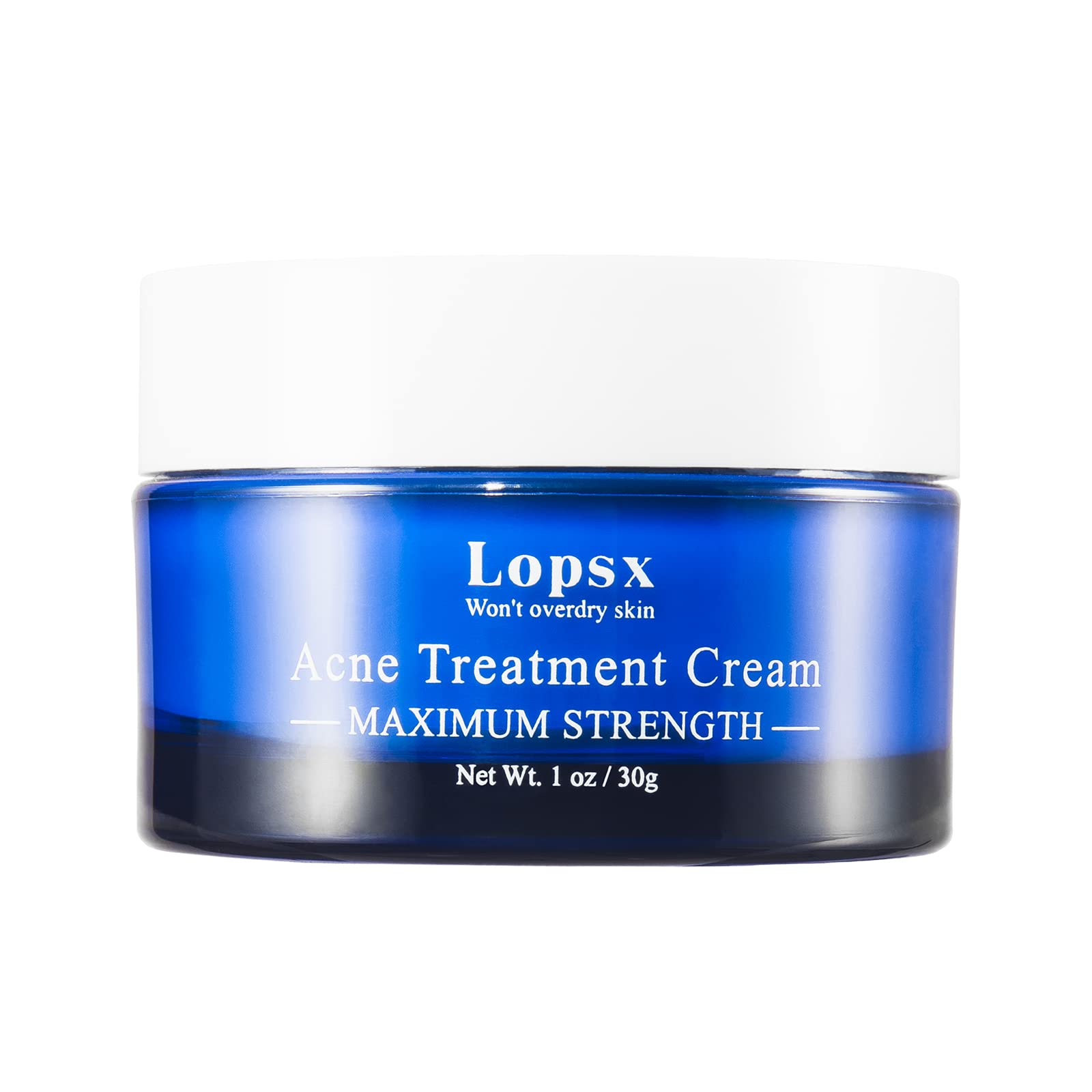 Acne Treatment Cream Lopsx Spot Treatment for Spots Blemishes Problem Skin Double Strength Suitable and Safe for Prone to ...