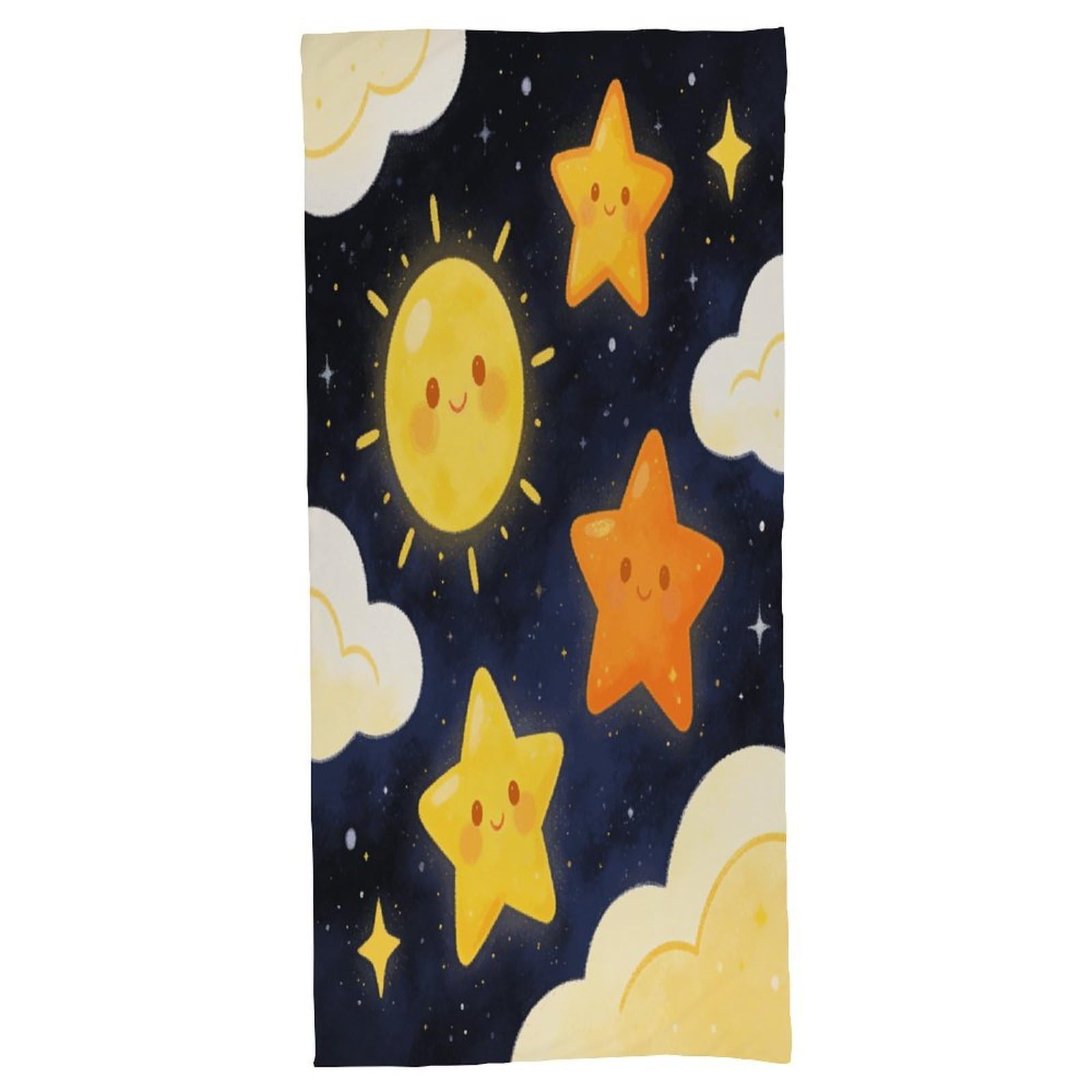 Fodpand Style Starry Sky Bath Towel, Highly Absorbent & Quick Drying Beach Towel, Compact & Lightweight Pool Towel For Bathroom, Beach, Pool, Gym, Spa, And Hotel Use