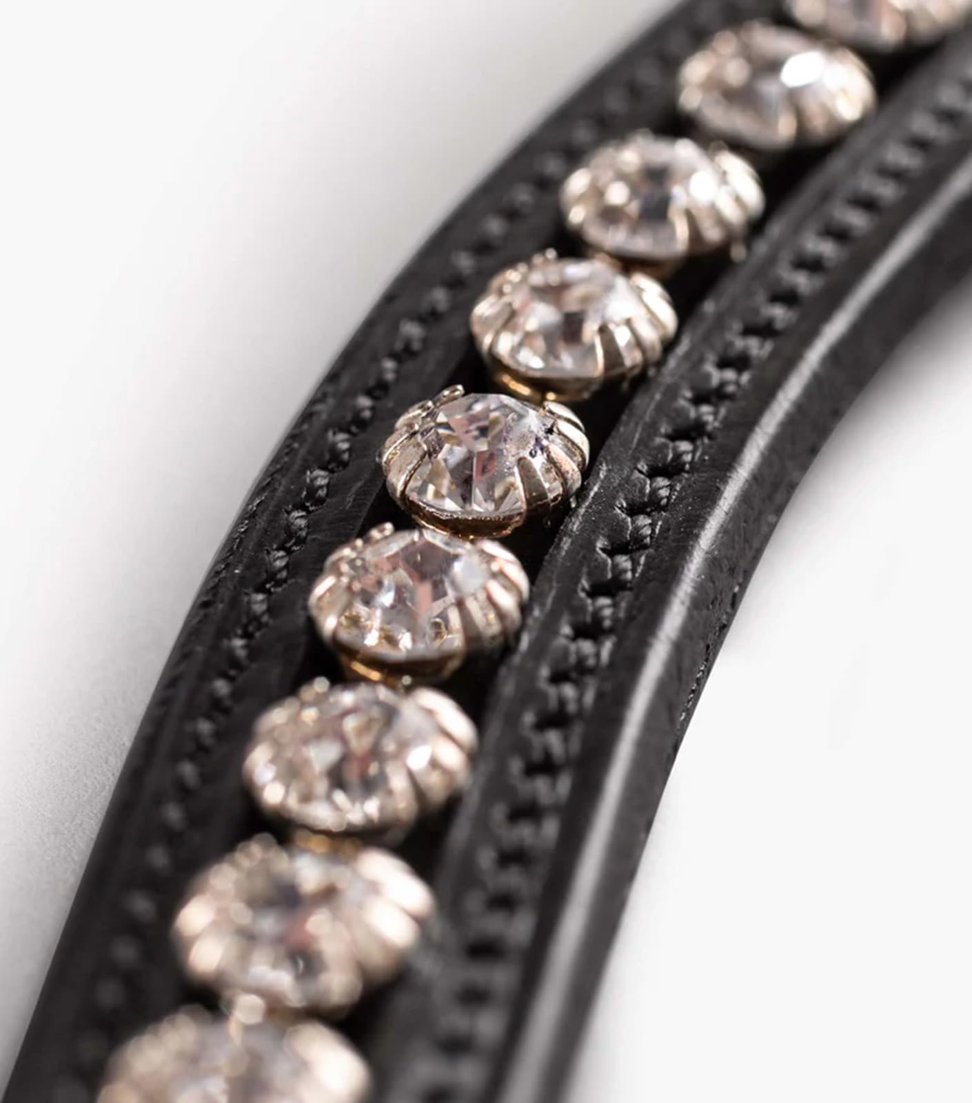 Premier Equine Bellissima - Banda para cejas con forma de diamante, color negro o marrón