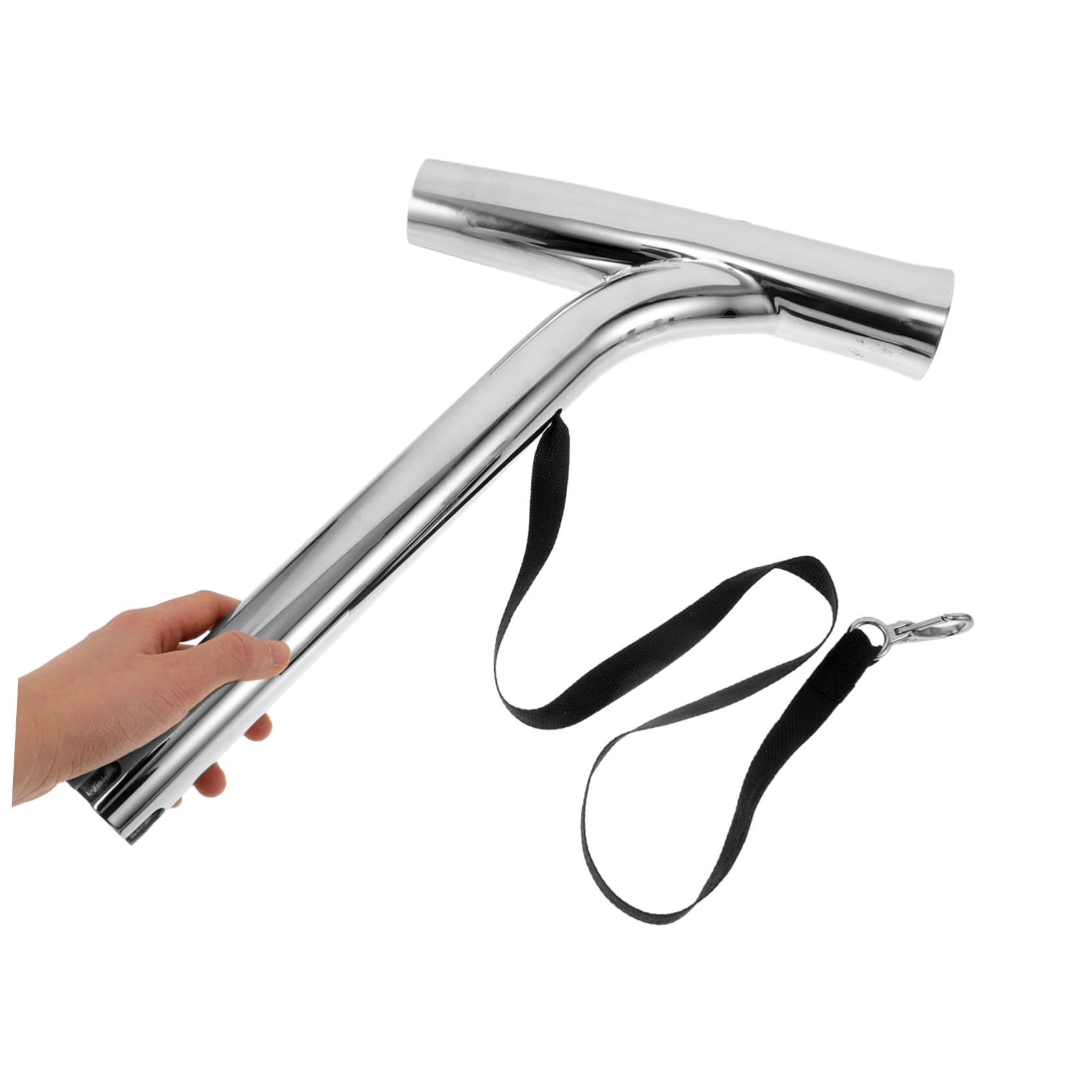 MERRYHAPY Portacanne da Pesca in Acciaio Inossidabile Resistente per Barche, Supporto Rigido Versatile per Canne da Pesca, per Ambienti Marini e Pontili Yacht