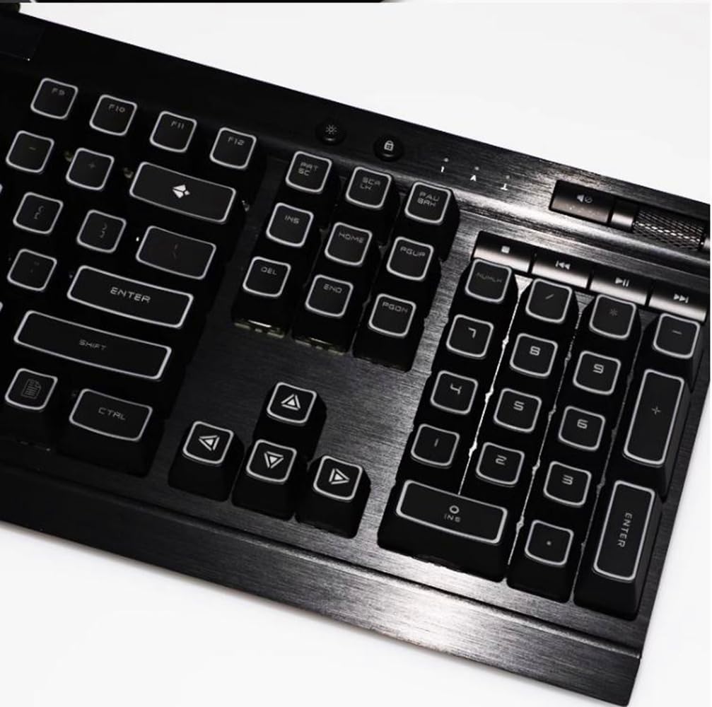 104 Keycaps ROG Backlit Keycap for Razer Mechanical Gaming Keyboards