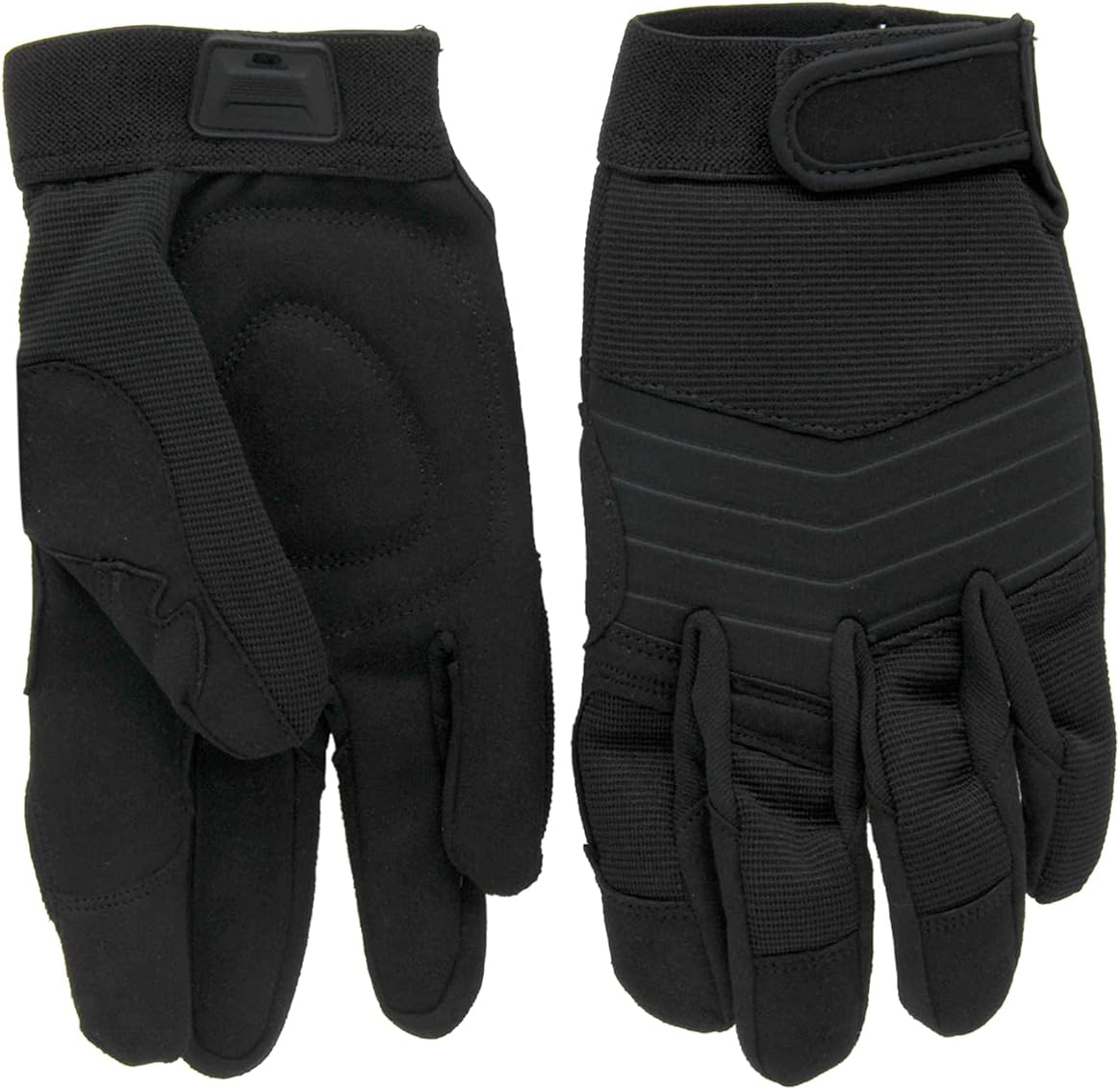 Scipio Outdoor Tactical Recon Gloves with Knuckle Protection, Black - Large