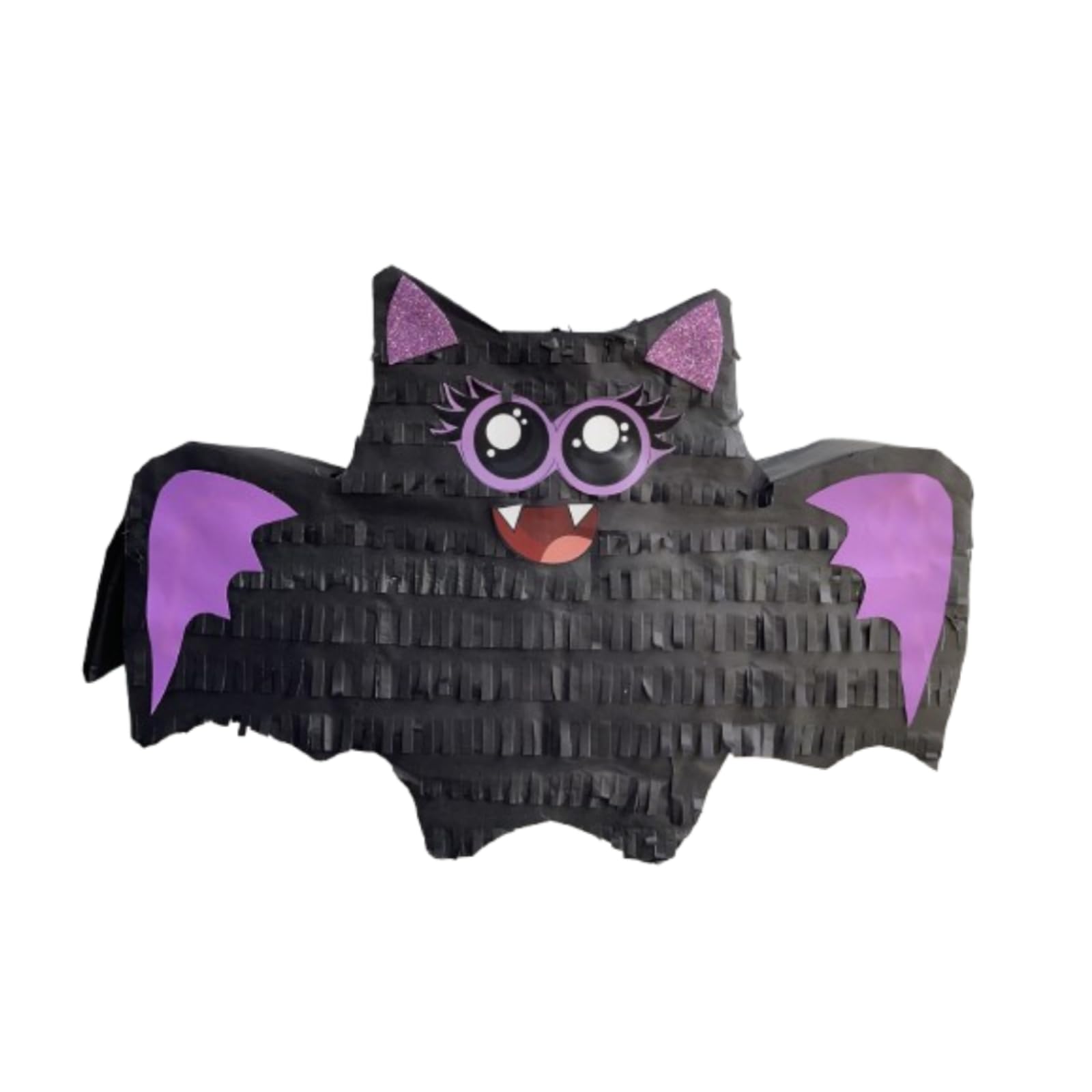 20" Black and Purple Bat Pinata Halloween Themes Bat Party Supplies