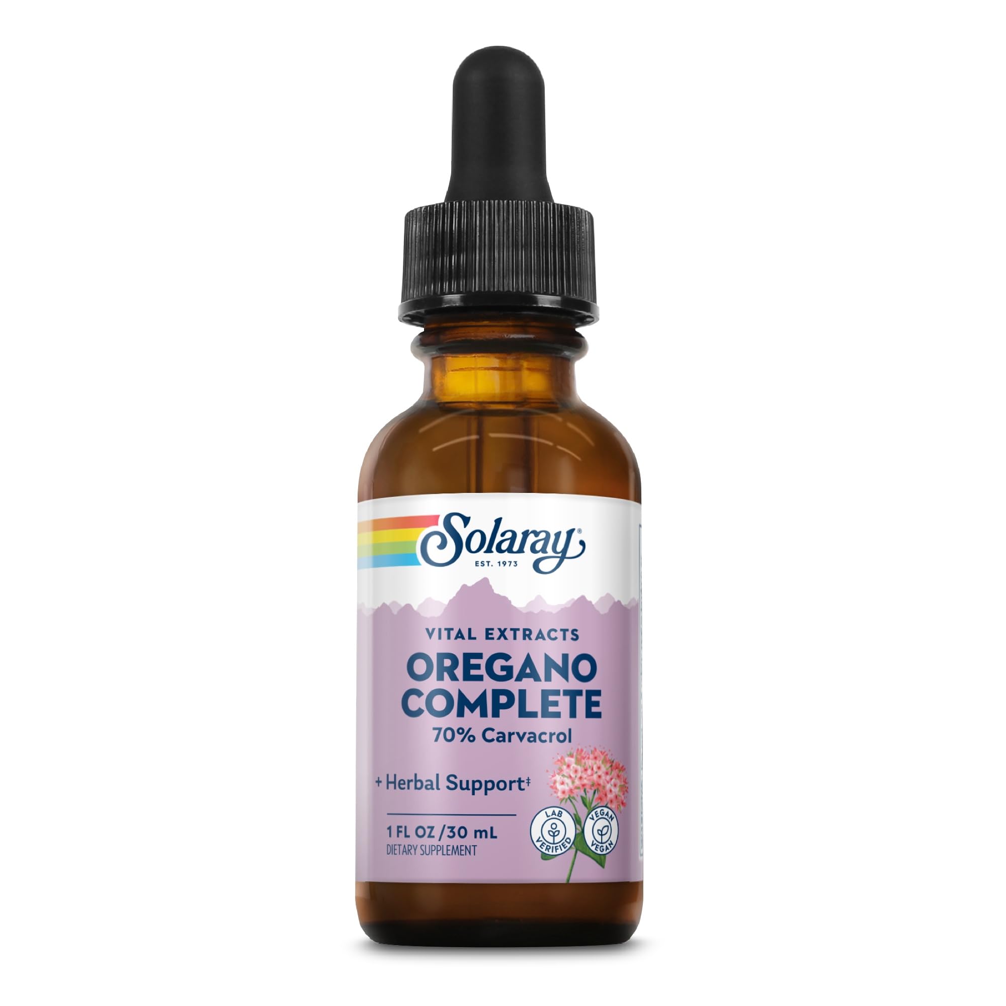 Solaray Oregano Liquido 30 ml, Apto para Veganos
