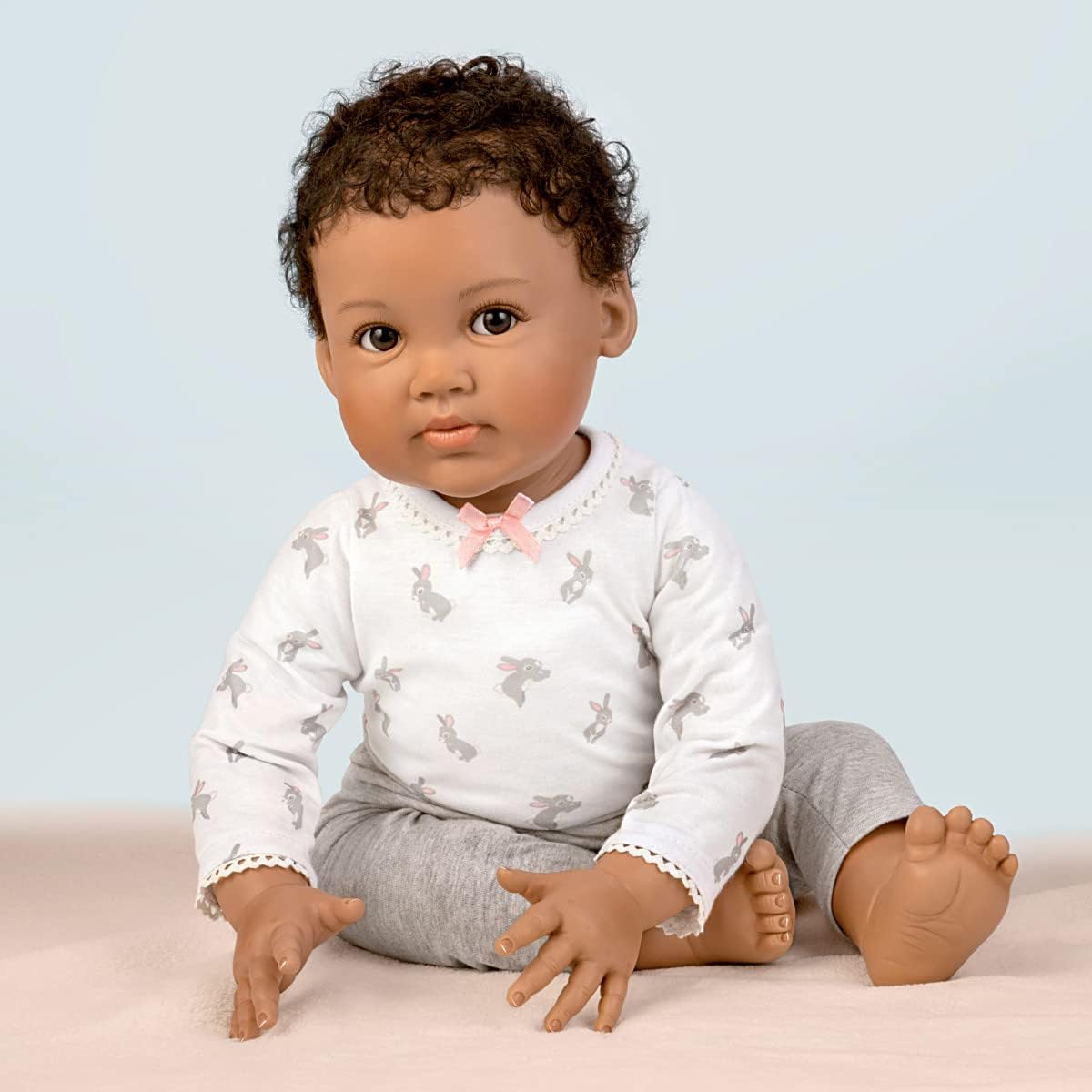 The Ashton-Drake Galleries 8th Annual Photo Contest Winner Paris Vinyl Baby Doll (White)