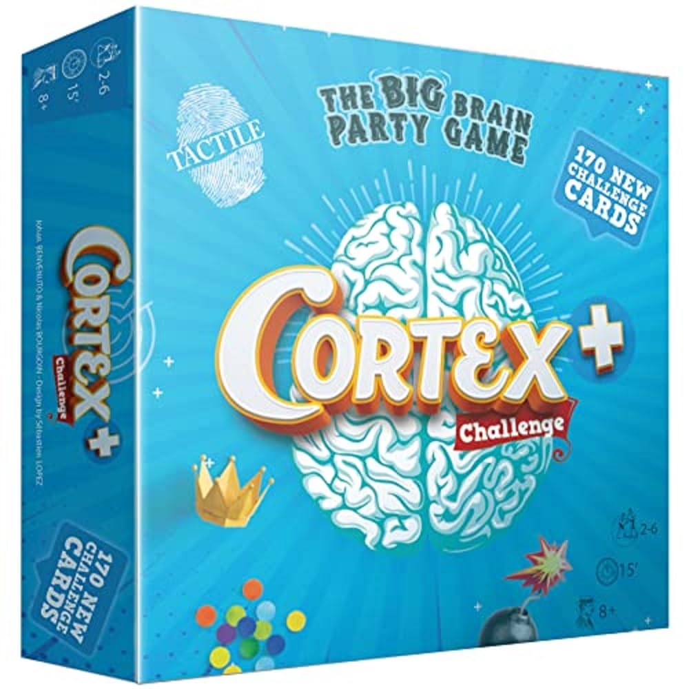 Zygomatic | Cortex Challenge: Plus | Card Game | Ages 8+ | 2-6 Players | 15 Minutes Playing Time