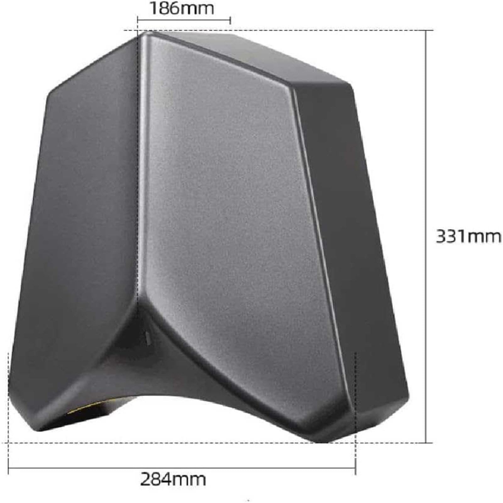 Asciugamani ad Alta Velocità,Asciugamani Automatici da Bagno,Asciugamani Elettrico Commerciale Asciugatura Rapida in 10 Secondi, con Interruttore Aria Calda/Fredda, per Casa,Hotel,Black