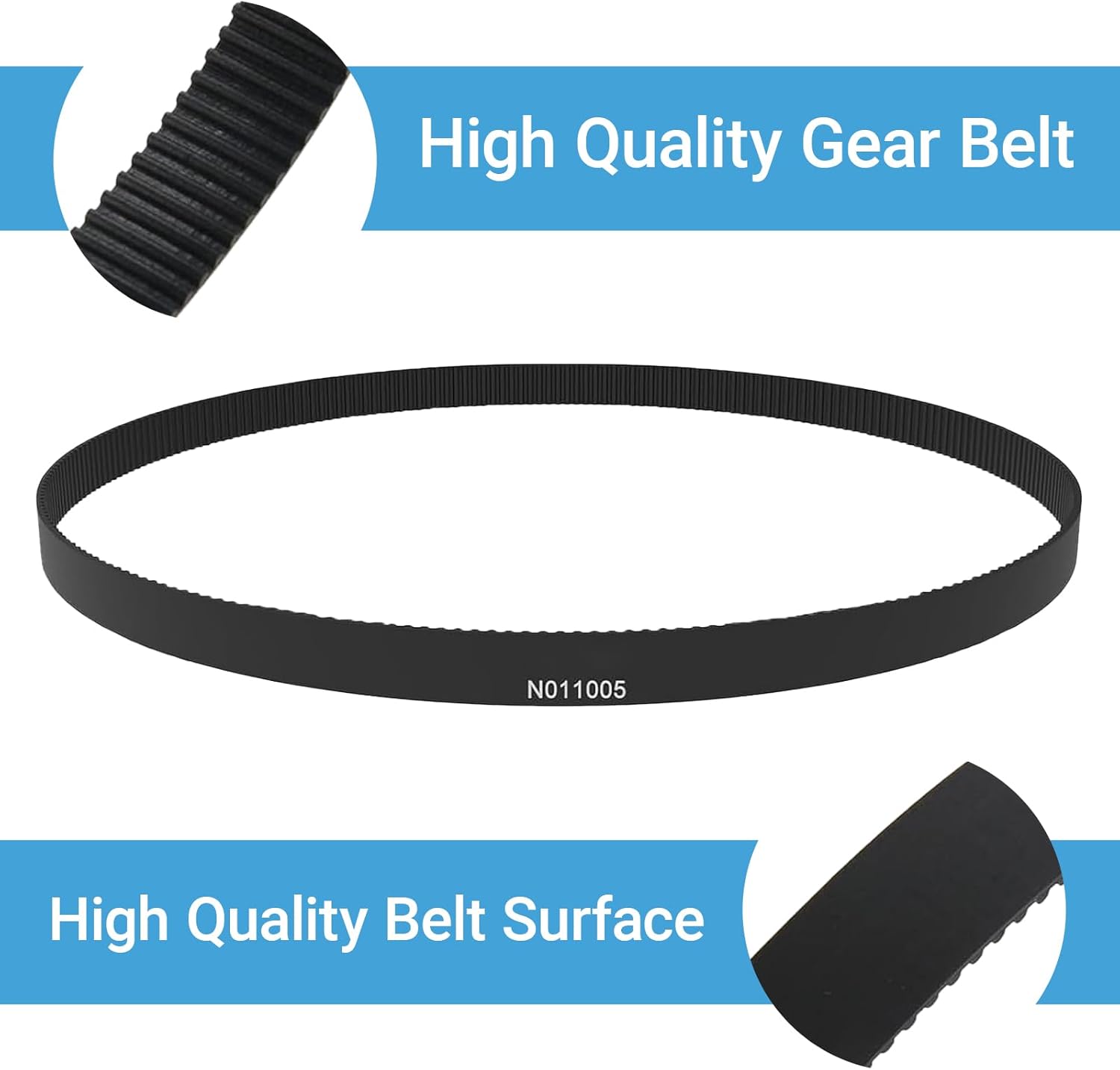 4-Pack A12210 N011005 Air Compressor Drive Belt Replacement for D-eWalt D55146 D55167 D55168, for Craftsman 919-16755 919-16760, Bostitch CAP1615-OF CAP1645-OF and more