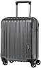 SKY NAVIGATOR SK-0722-41 Suitcase, Coin Locker Series, Equipped with TSA Lock, Hard Carry, 4 Wheels, 6.5 gal 25 L, For 1 Day, 2 Days, 16.1 inches 41 cm, 6 Colors Black Carbon