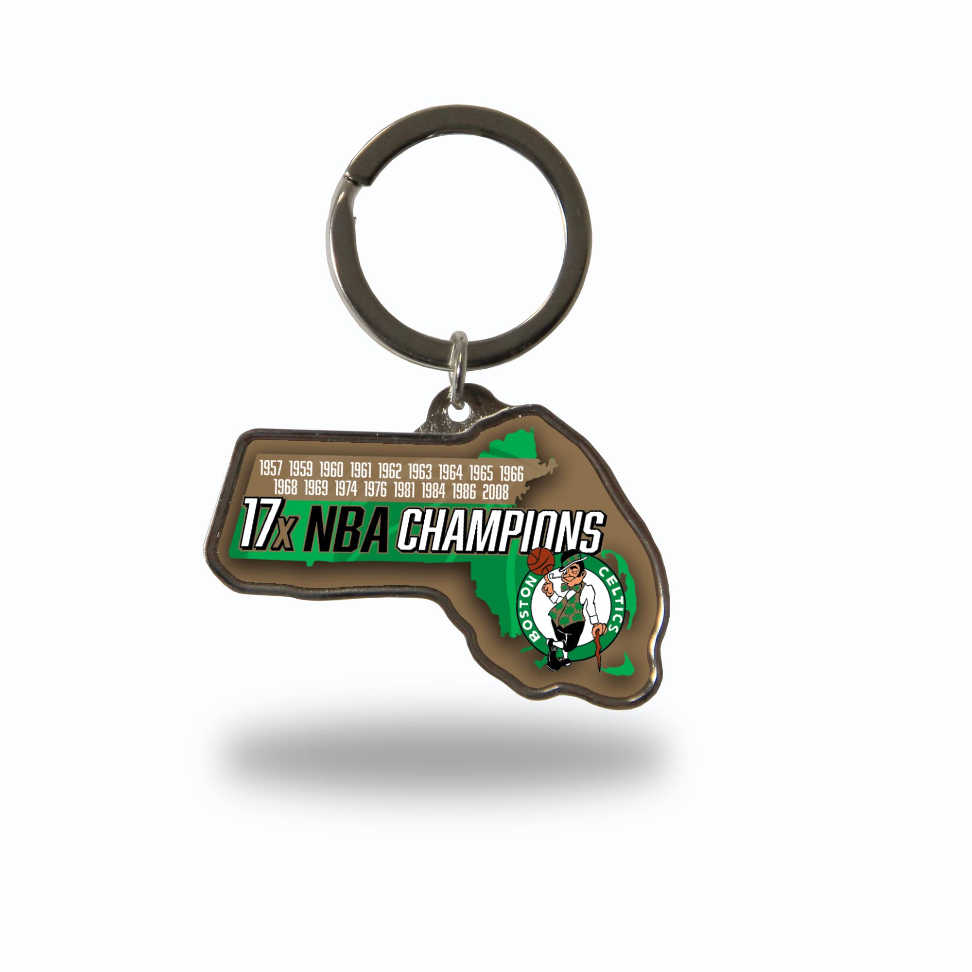 Rico IndustriesNBA Boston Celtics Champ State Shape Keychain