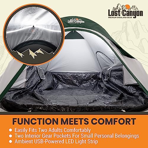Lost Canyon NF-1 5.5' Truck Bed Tent - Waterproof, Lightweight Camping Tent for Pickup Trucks - Image 3