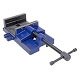 Yost Vises 6D 6" Heavy-Duty Drill Press Vise with Stationary Base&comma; Made in US
