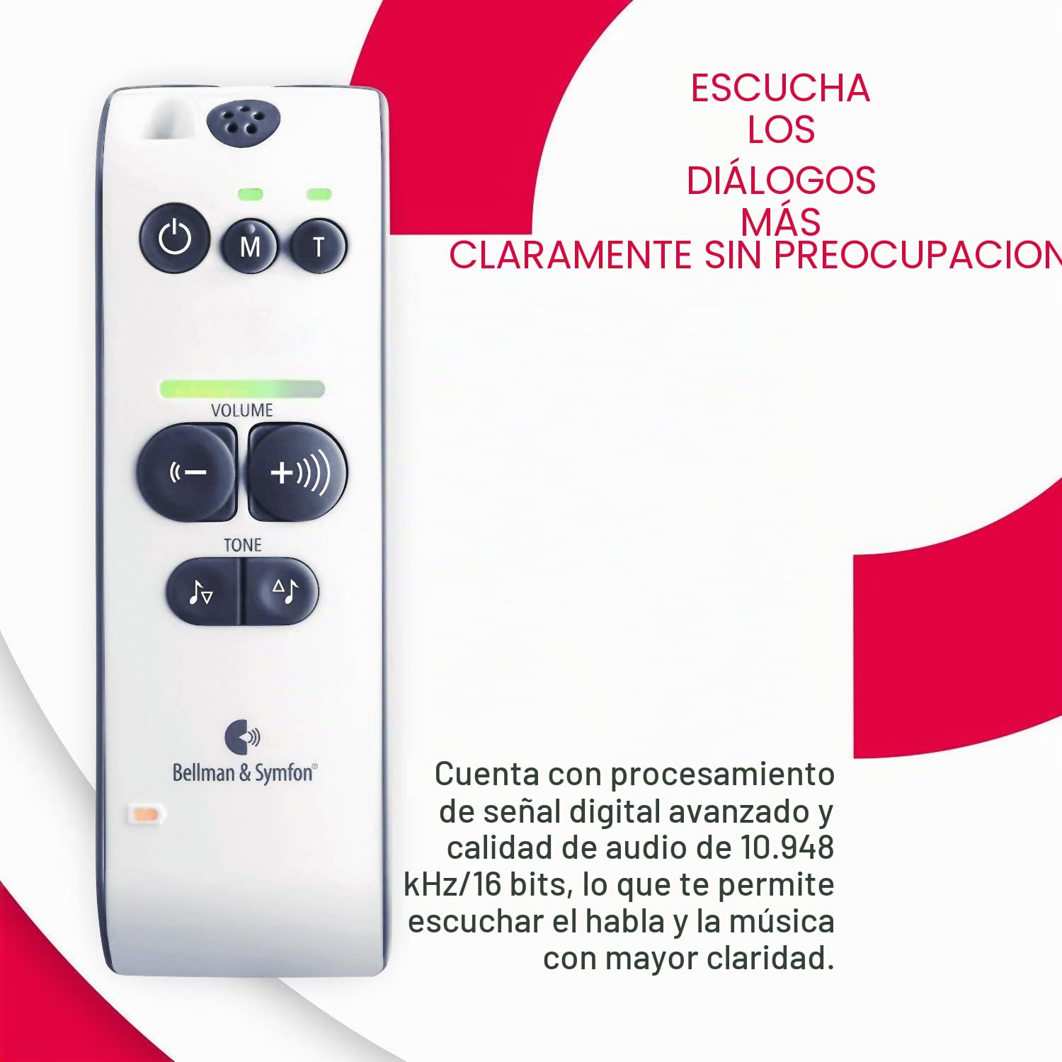 Bellman Audio Maxi - Amplificador personal con auriculares