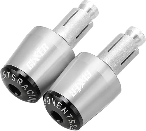 Miniatura 1 de Motocicleta motocicleta manillar peso final manillar Grips Cap anti vibración Silder Plug para Suzuki Gixxer 150sf 250sf 155 accesorios mango extremo