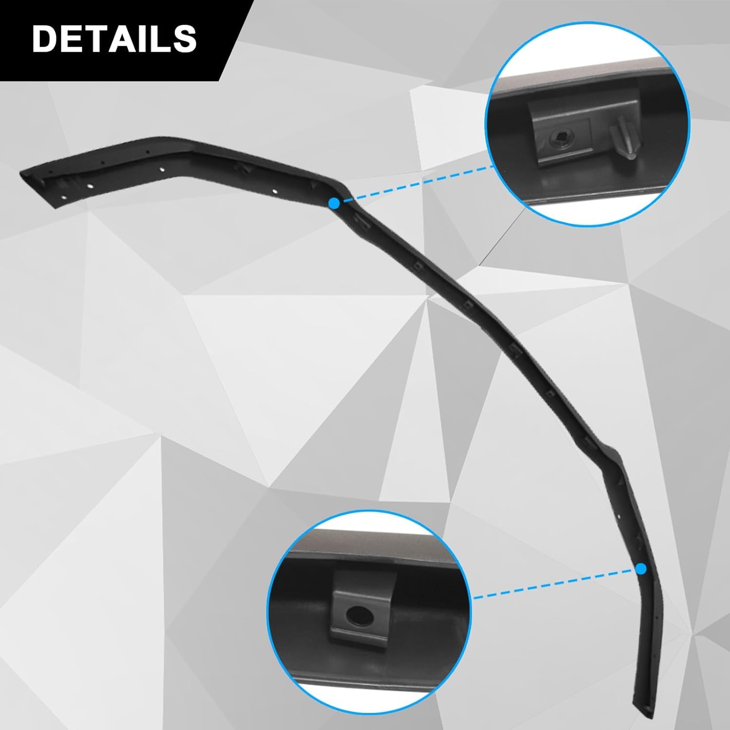 SecosAutoparts Front Lower Valance Panel Compatible with Ford Mustang 2018 2019 2020 2021 2022 2023 Replace# JR3Z-17D957-AA, JR3Z17D957AA