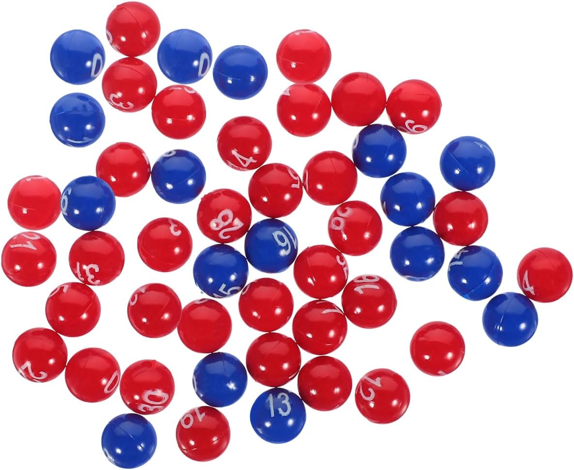 UPKOCH Numbered Bingo Balls Only for Small Raffle Cage 1 Pack