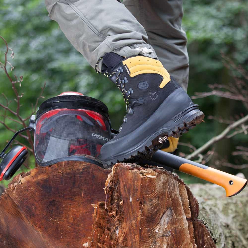 HAIX Protector Alpin Chaussure High-tech pour l'usage en côte avec classe 3 de protection anti-coupure. noirUK 8.5 / EU 43