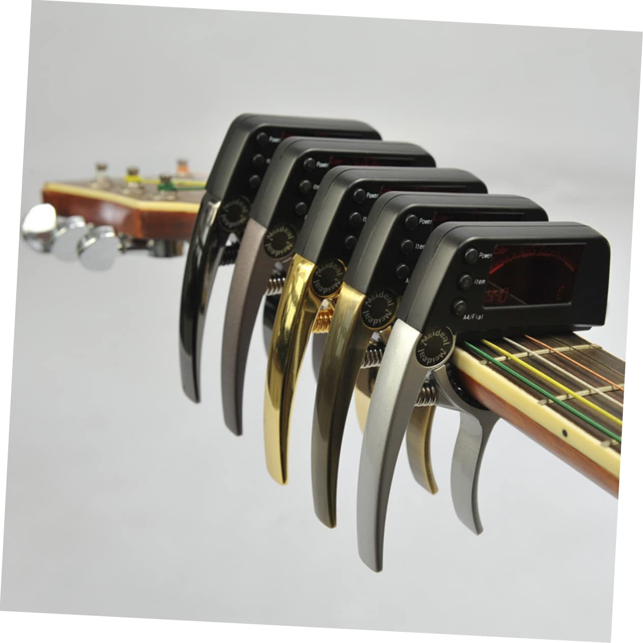 Mikinona Accordatore Per Chitarra Elettrica 2 Pezzi Per Ukulele Banjo Basso