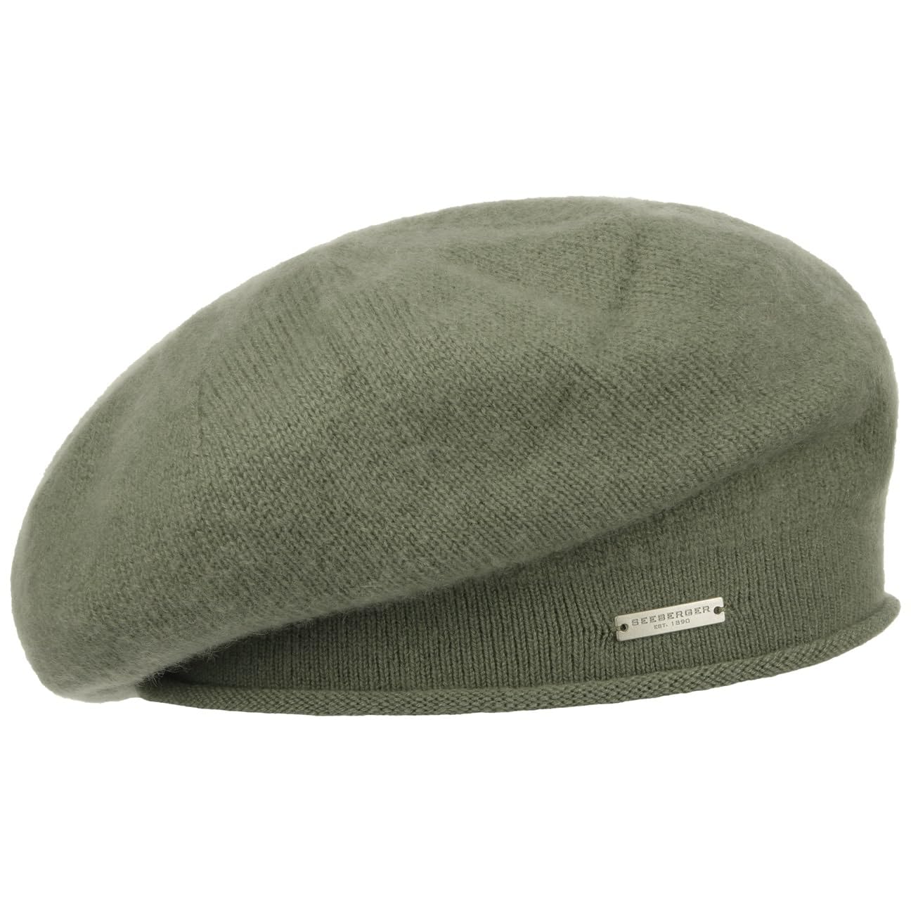 Seeberger Women's Light Olive Lasuna Cashmere Beret By
