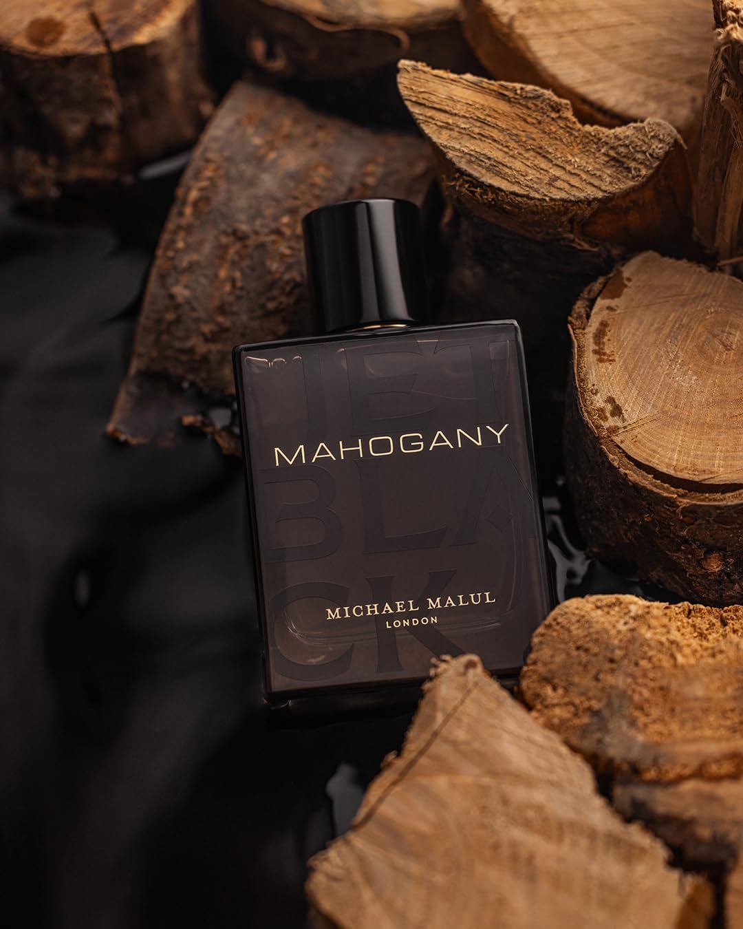 Michael Malul Jet Black Mahogany Eau de Parfum for Men - 100ml | 3.4oz
