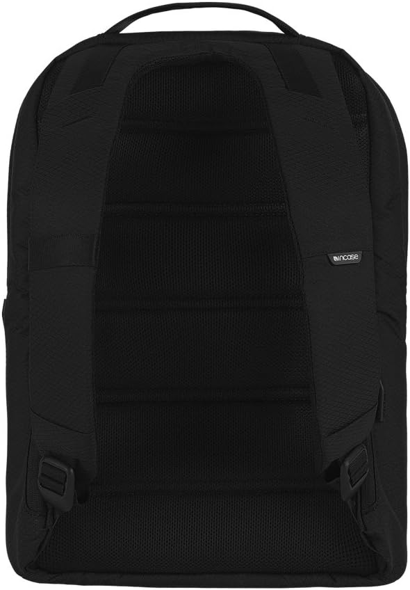 Incase City Backpack - 24L Main Storage Compartment with 16" Faux Fur Laptop Pocket, Quick Access Pocket, Everyday Tech Pack (Diamond Ripstop Black)