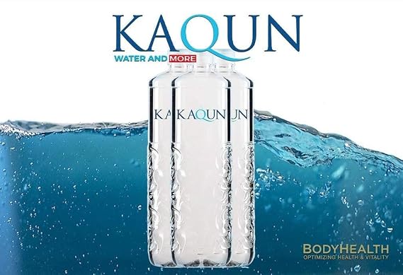 KAQUN Oxygenated Water, High Oxygen Infused Purified Bottled Drinking Water, Refreshing Natural pH Hydration for Kaqun Therapy (20 Count)