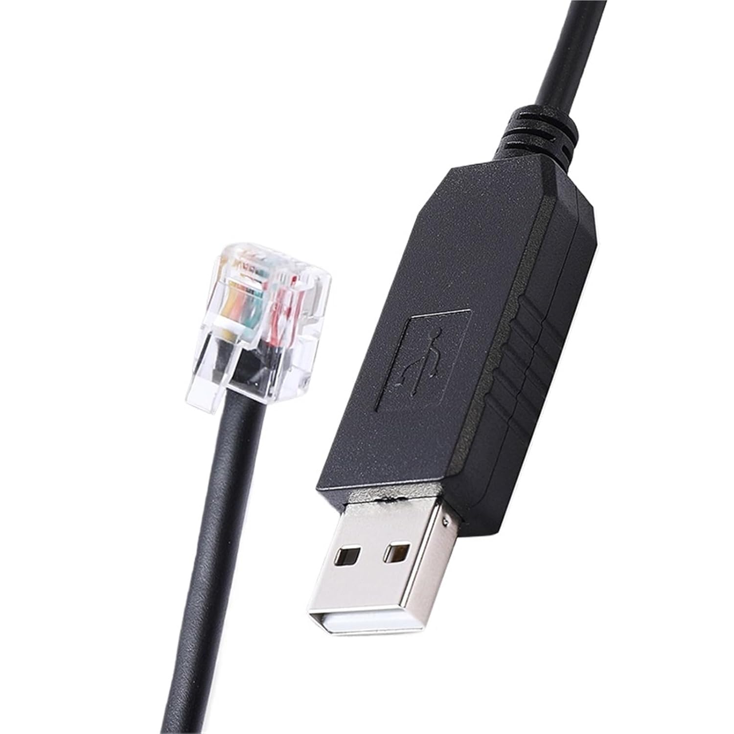 Programming Cable PL2303 USB RS232 to RJ11 6P6C Serial Cable for Downloading and Communication(1m)