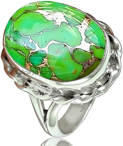 Miniatura 39 de Anillo de piedra preciosa de rubí natural, plata de ley 925, joyería hecha a mano para mujer, anillo de piedra natal