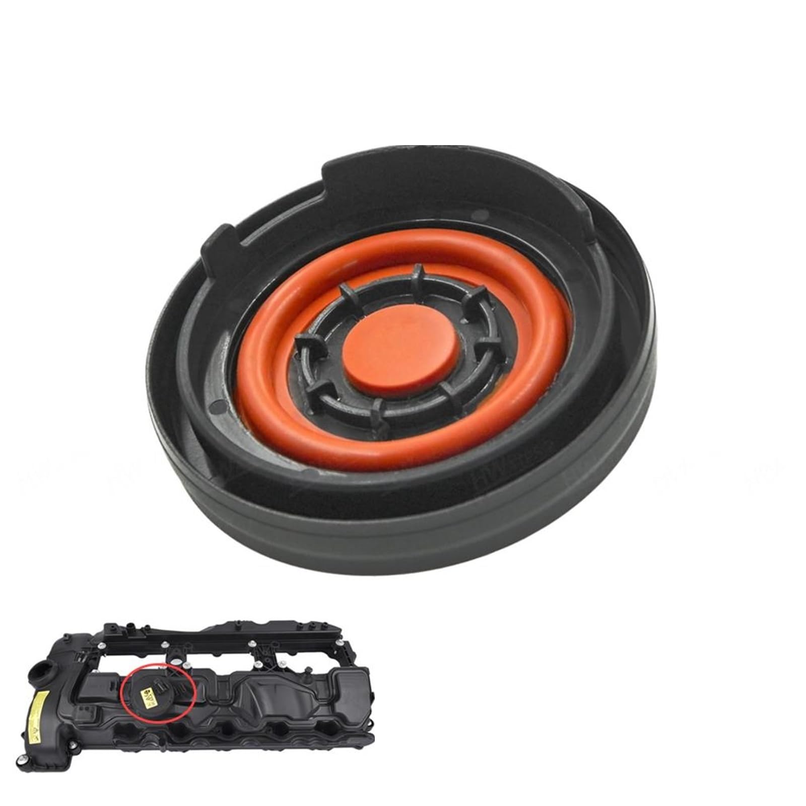 Do BMW, M2 F87 M3 F80 M4 F82 F83 3.0L L6 Zestaw naprawczy pokrywy zaworów silnika PCV membrany 11127846359 11237853850 11288088632 7846359 pokrywa zaworu odpowietrzającego silnika