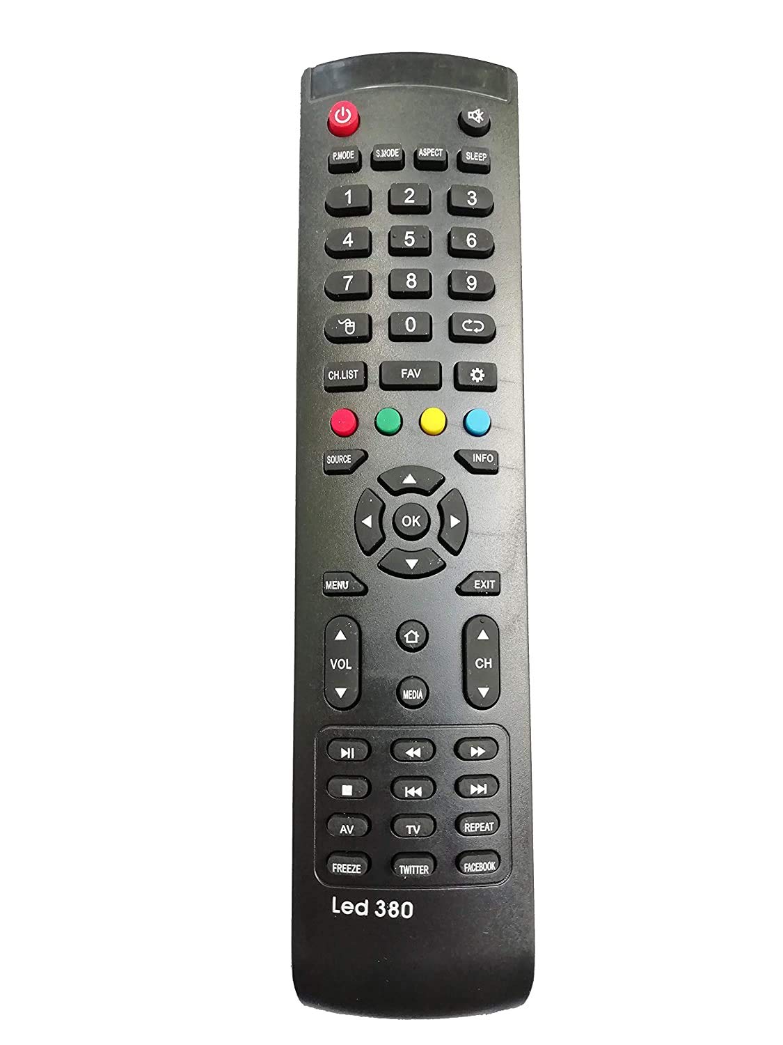 LOHAYA Led 380 Led LCD Smart TV HDTV Remote Control Compatible for Lloyd