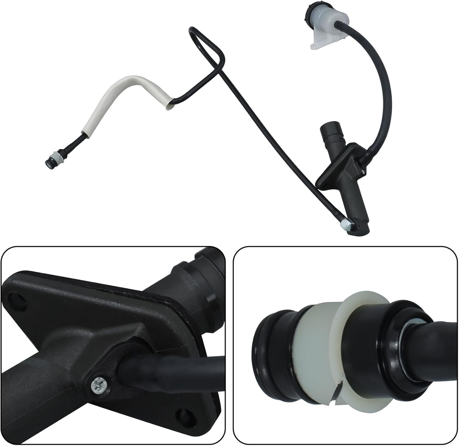 labwork Clutch Master Cylinder and Line Replacement for Ford Ranger 1988-1991 CC649008