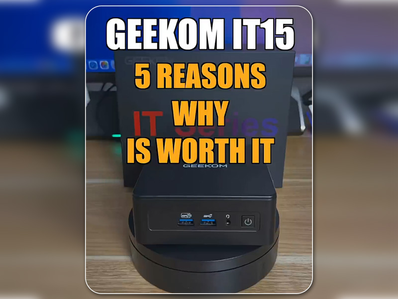 Amazon.com: GEEKOM IT15, The Most Powerful AI Mini PC with Intel