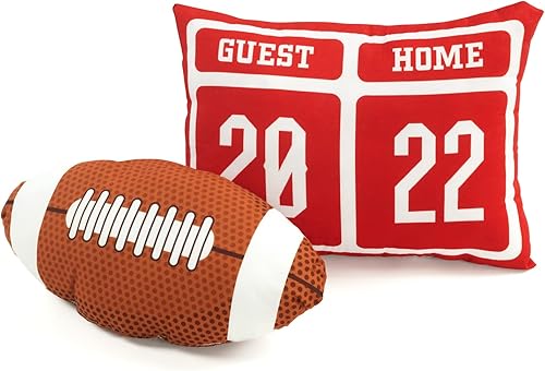 Miniatura 9 de Lush Decor American Football - Juego de edredón reversible de 4 piezas para niños, tamaño individual, blanco y negro