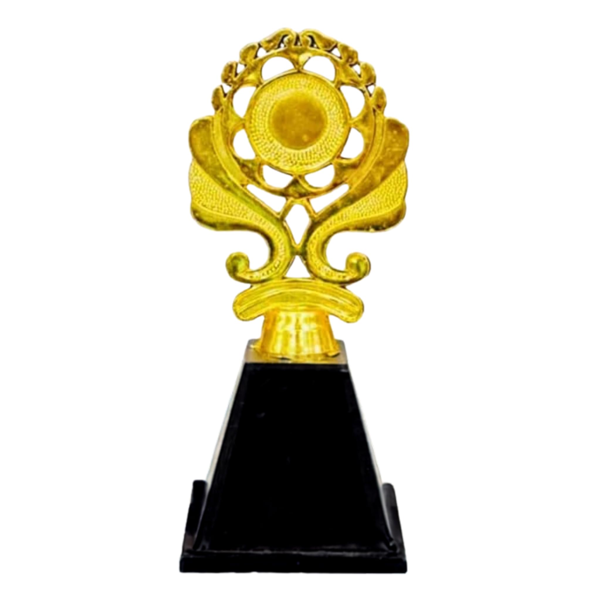 Gold Award Trophy. Winner Prize for Cricket, Corporate, Sports, Best Performance, Football, Dance, Singing (11 inches)-picture-18