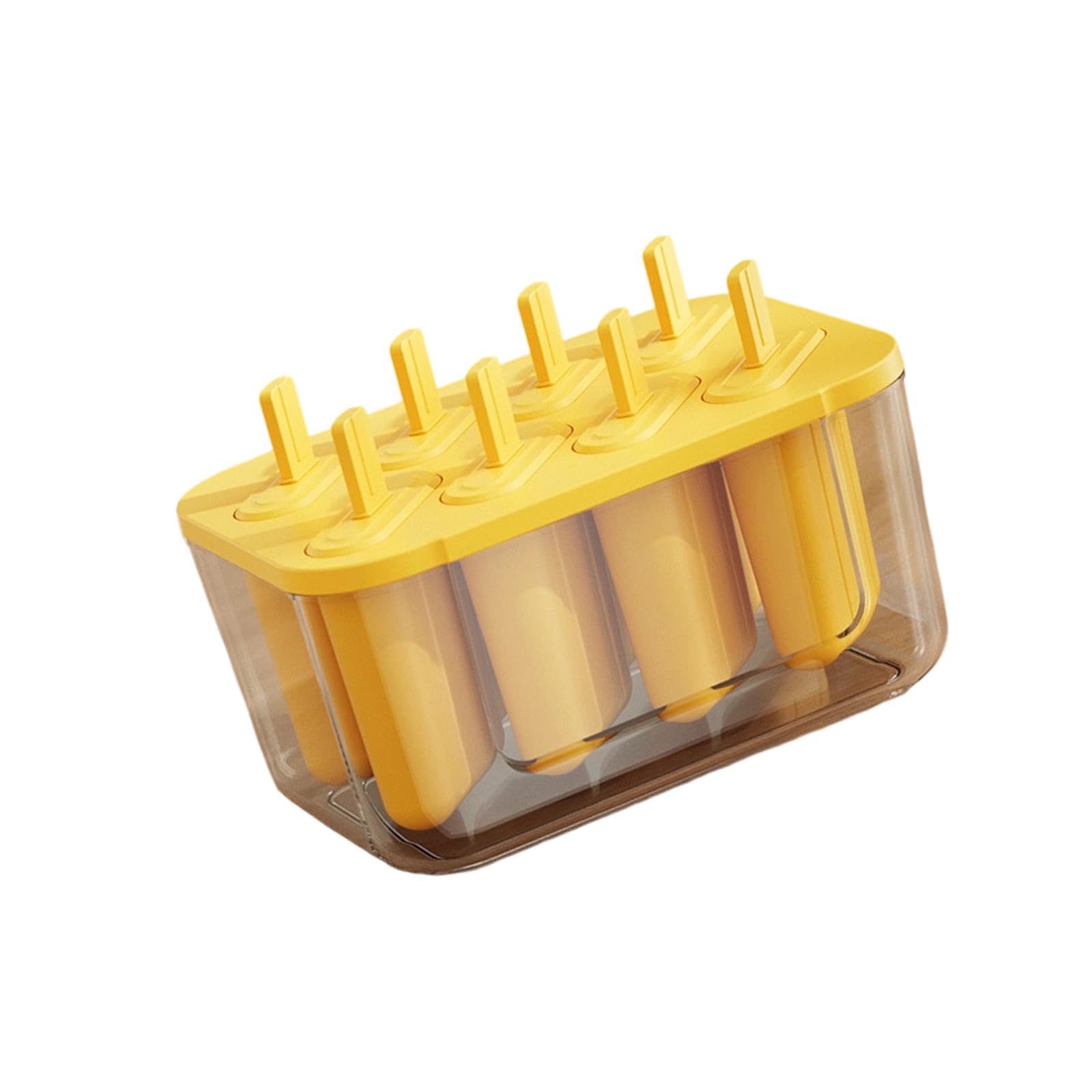 Kalttoy Large Capacity 8 Compartment Ice Lolly Maker Dishwasher Safe Popsicles Freezer Tray with Removable Stick Popsicles Mold
