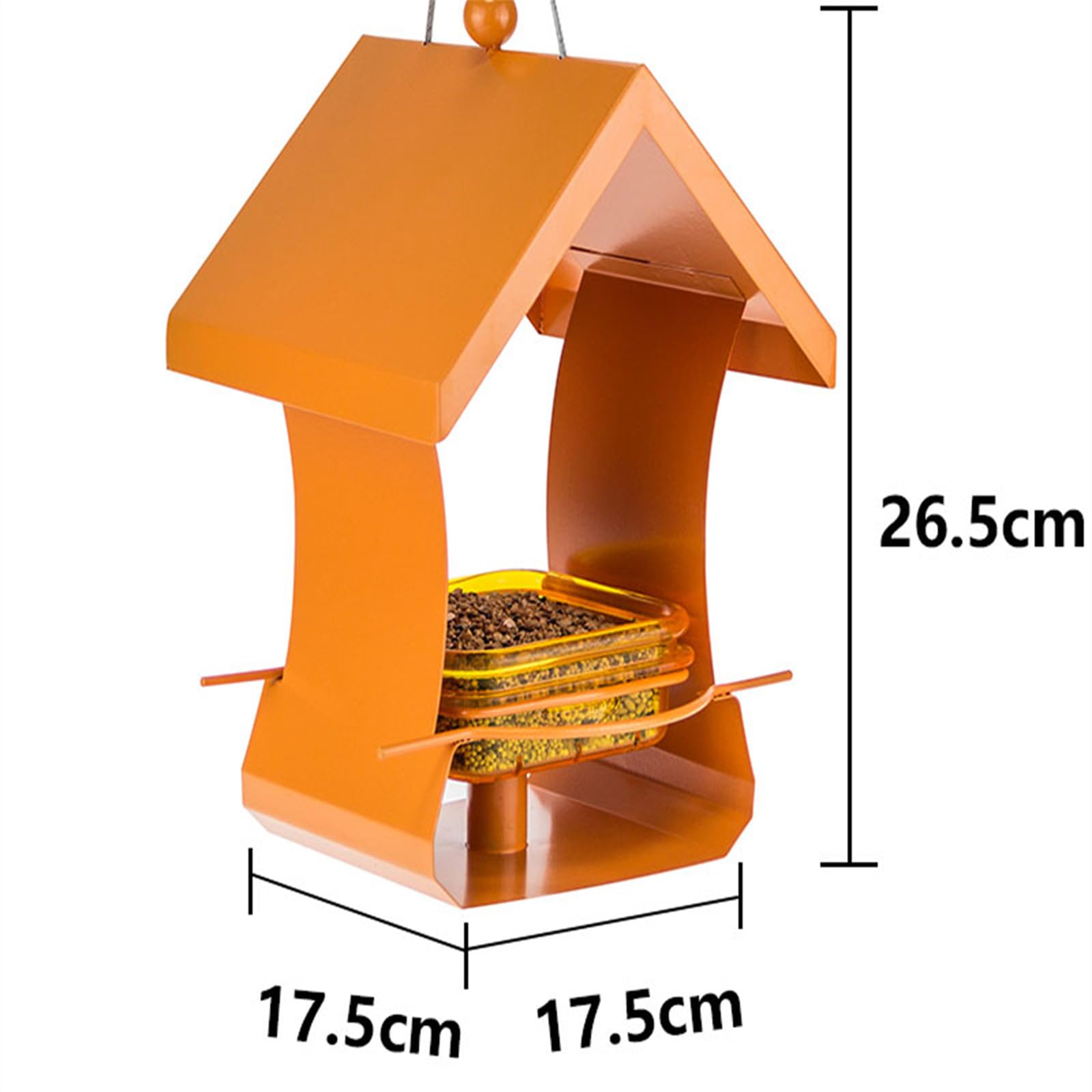 Esterno Mangiatoia per uccelli da esterno Appeso Mangiatoia da campo a prova di pioggia Balcone Villa Scatola per alimenti per uccelli Bird Feeder