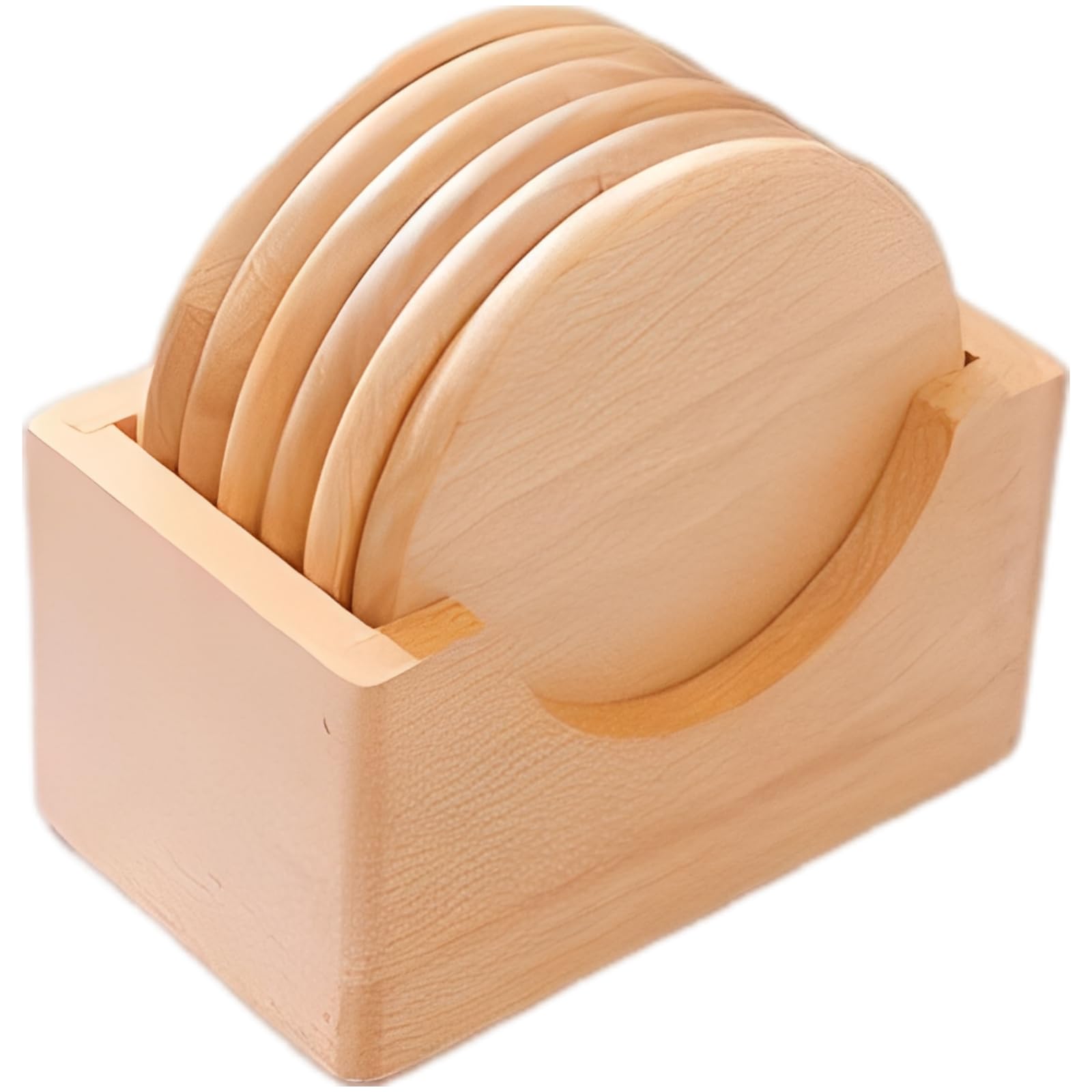 Dessous de verre en bois anti-trace et chaleur pour préserver vos tables
