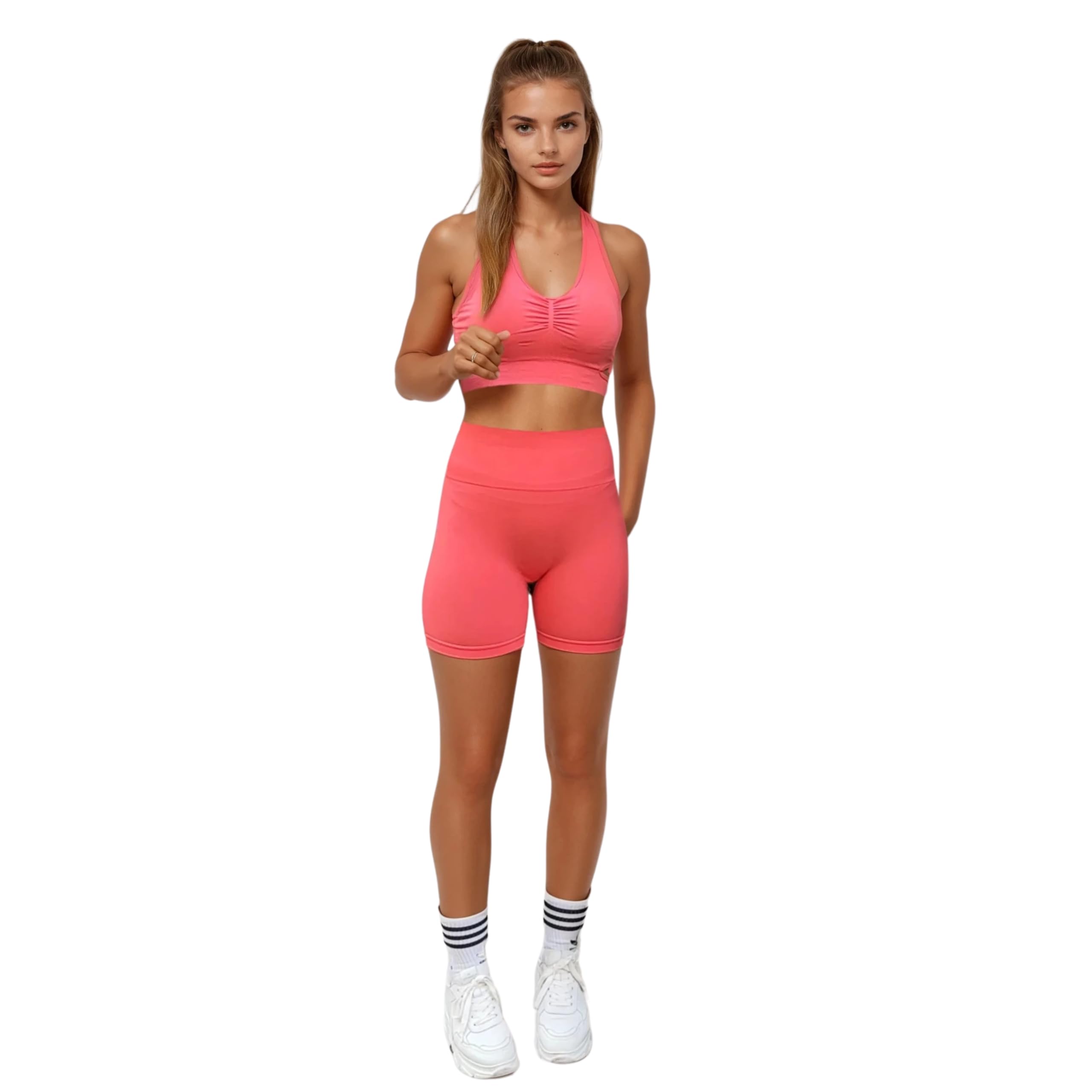 Butter Soft – Juego de pantalones cortos deportivos de 2 piezas – Conjunto de pantalones cortos de gimnasio sin costuras – Conjunto de ropa deportiva – Conjunto de yoga – Pantalones cortos