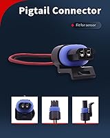 Vista 5 de VEHICODE Sensor de temperatura del refrigerante del motor, sensor de temperatura del agua ECT compatible con Chevrolet Chevy Silverado Suburban