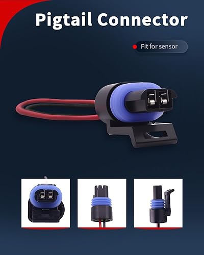 Miniatura 5 de VEHICODE Sensor de temperatura del refrigerante del motor, sensor de temperatura del agua ECT compatible con Chevrolet Chevy Silverado Suburban