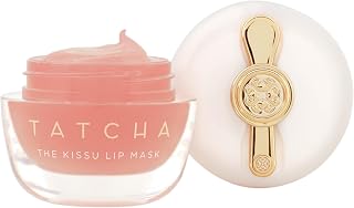 Tatcha Kissu Lip Mask Overnight Treatment: Visibly Plumps & Softens Dry Lips for Lush, Hydrated Look, 0.32 oz