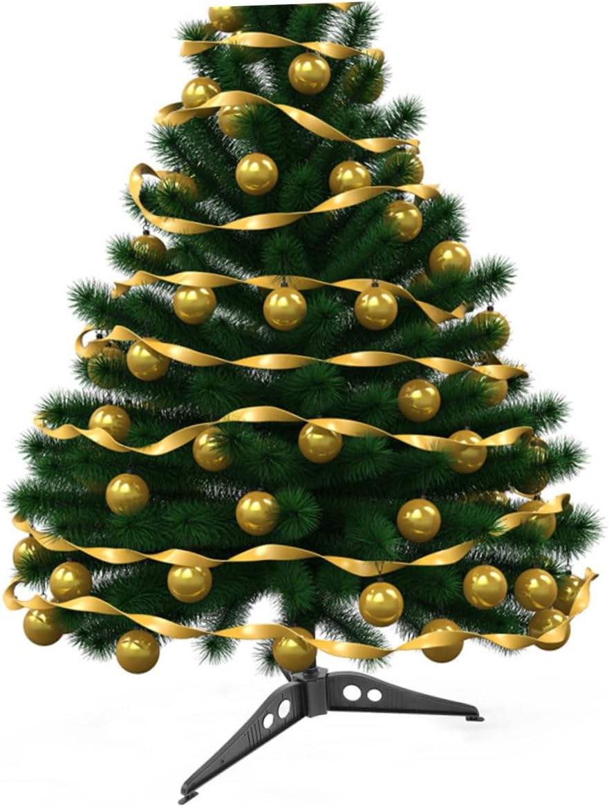 Cabilock 2pcs Green Plastic Christmas Tree Stand for Artificial Trees Base Design for Enhanced Stability Replacement Holder for Holiday Decor