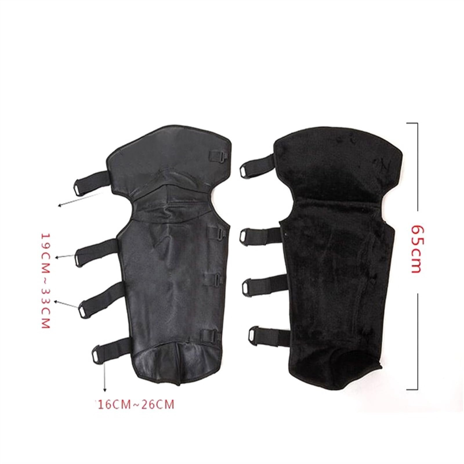 Scaldamuscoli per Moto Termico Ginocchiere lunghe in pelle di vitello Uso apto para moto impermeabili invernali Protezione para pattinaggio su ghiaccio calde antivento