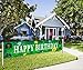 Large Video Game Happy Birthday Banner Gaming Birthday Party Sign Video Game Bday Party Backdop Background Gaming Bday Decorations Supplies (9.8 x 1.6 feet)