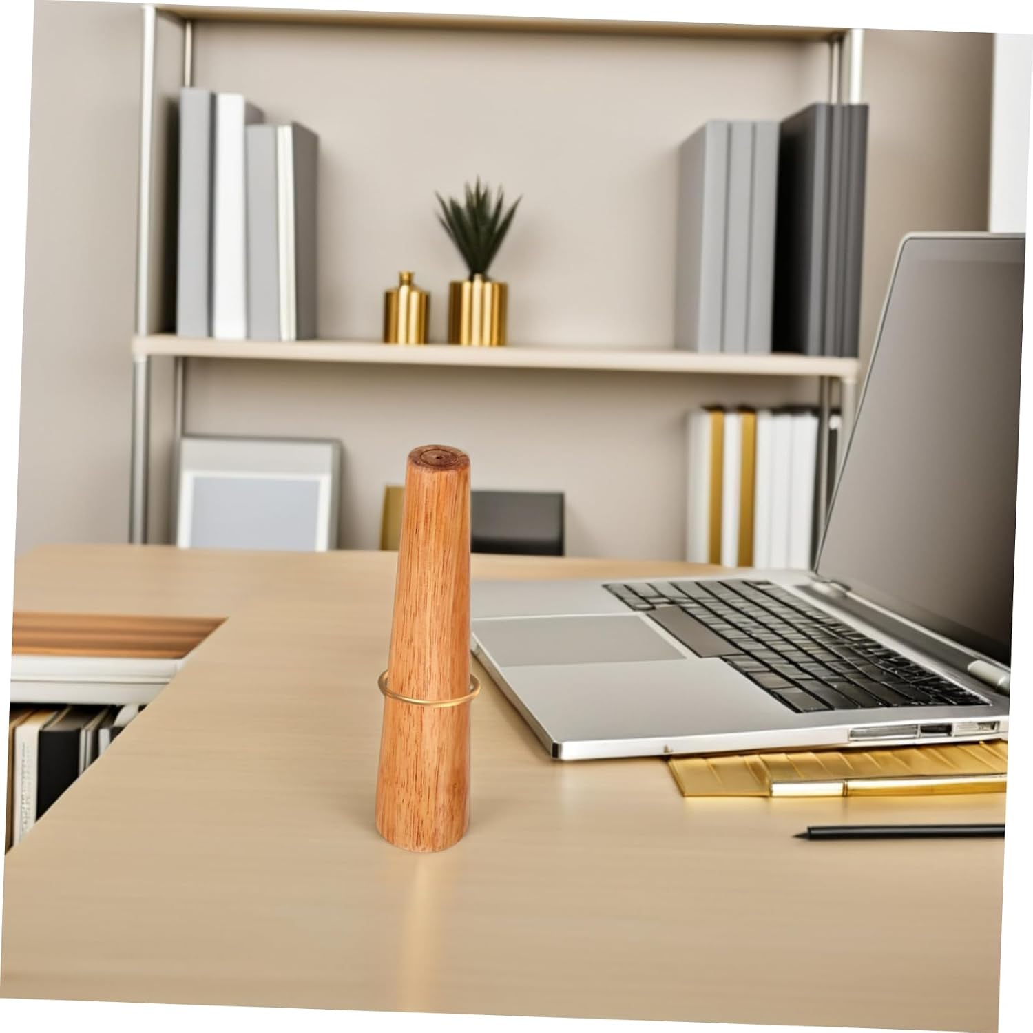 CORHAD Ergonomic Jewelry Making Bracelet Mandrel Wooden Bangle Mandrel for Repairing Craft Bracelets