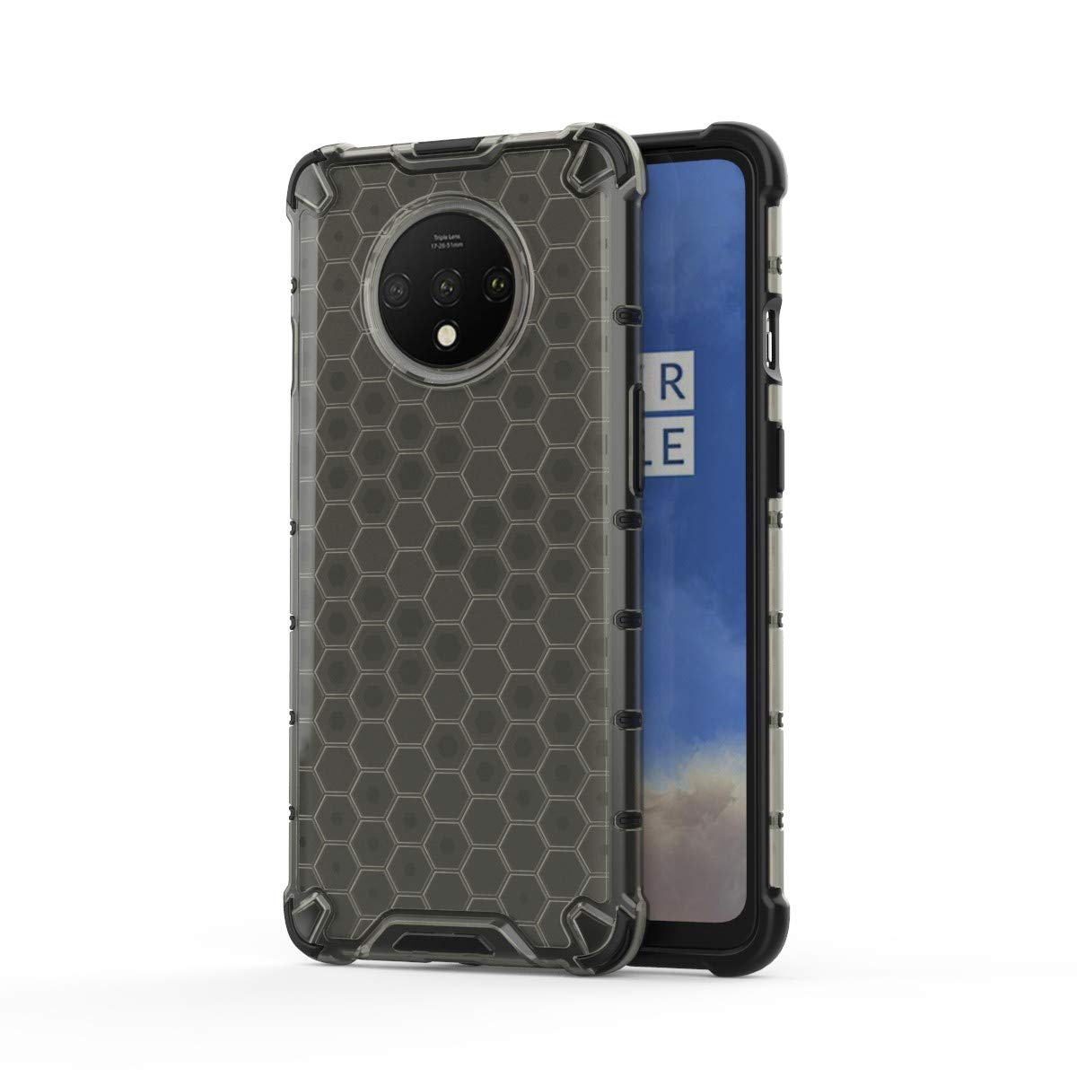 Glasgow Back Case Cover for OnePlus 7T Shockproof Rugged Armor Back Case Back Cover - Black (B0848S2F4G) Amazon Price History, Amazon Price Tracker