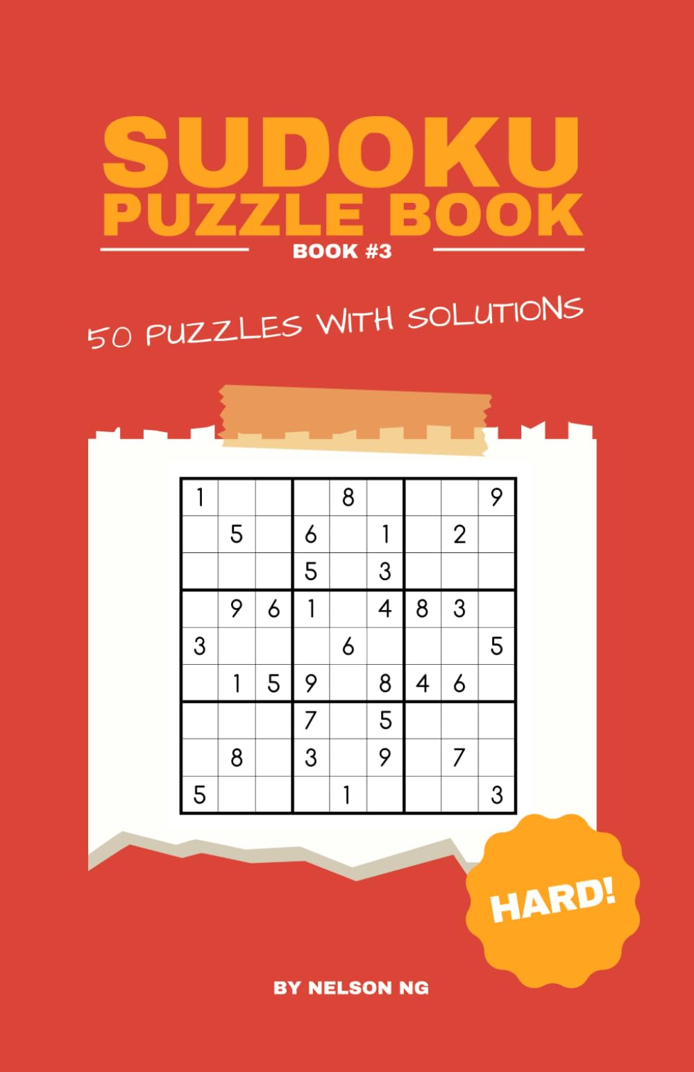 Sudoku Puzzle Book: Book #3 Hard