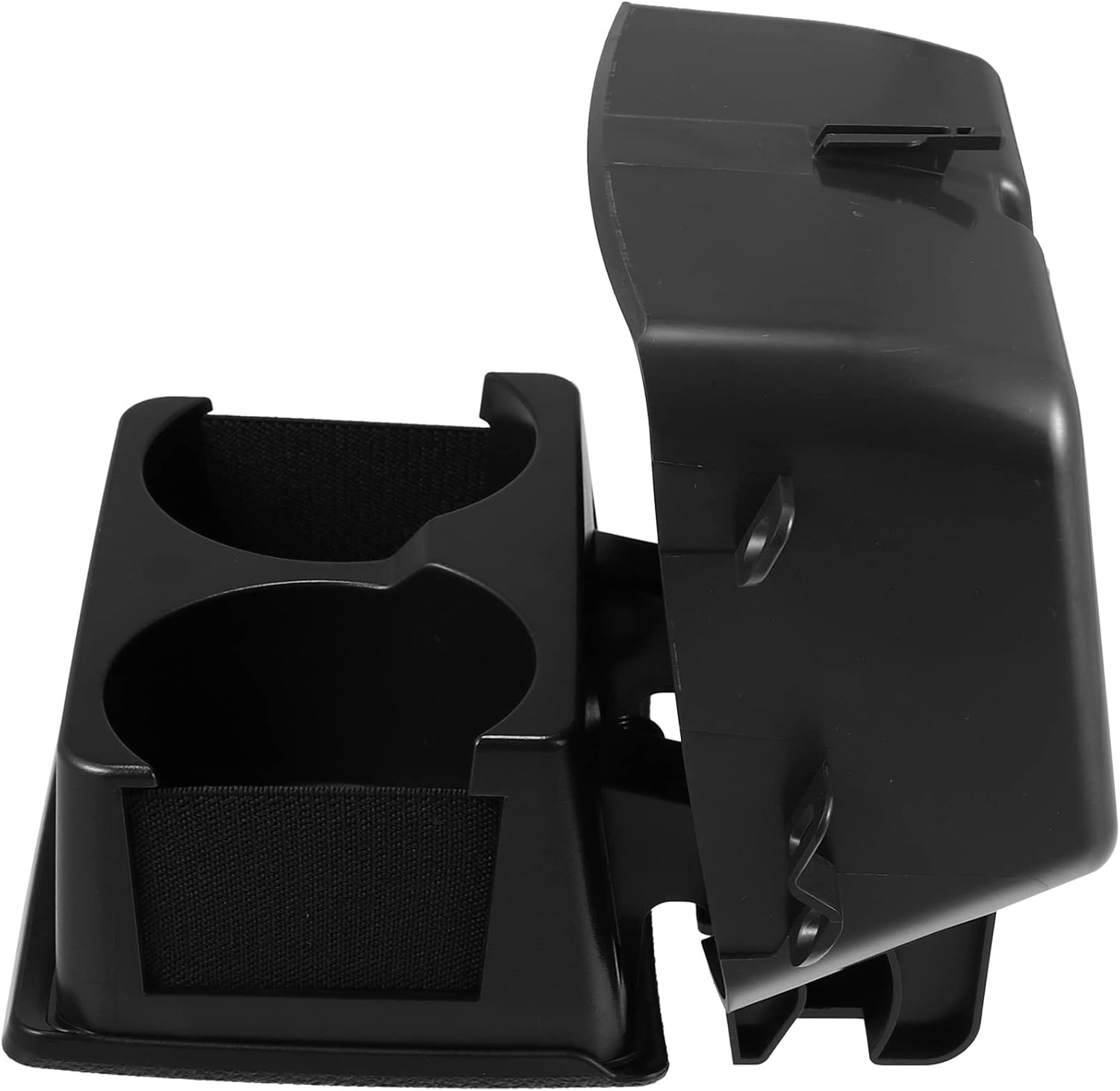 X AUTOHAUX Car Rear Seats Cup Holder Storage Bracket Black BB5Z-7813562-BA for Ford Explorer 2011-2015