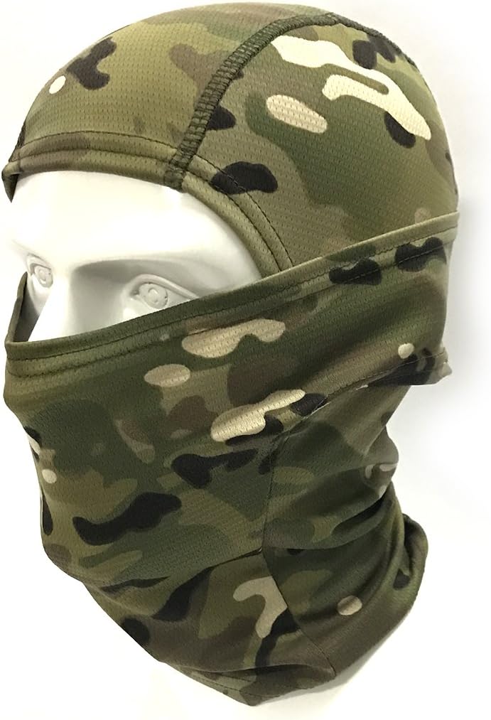 H World Shopping Tactical Outdoor Camo Hood Ninja Balaclavas Full Face Head Mask (4 Colors)
