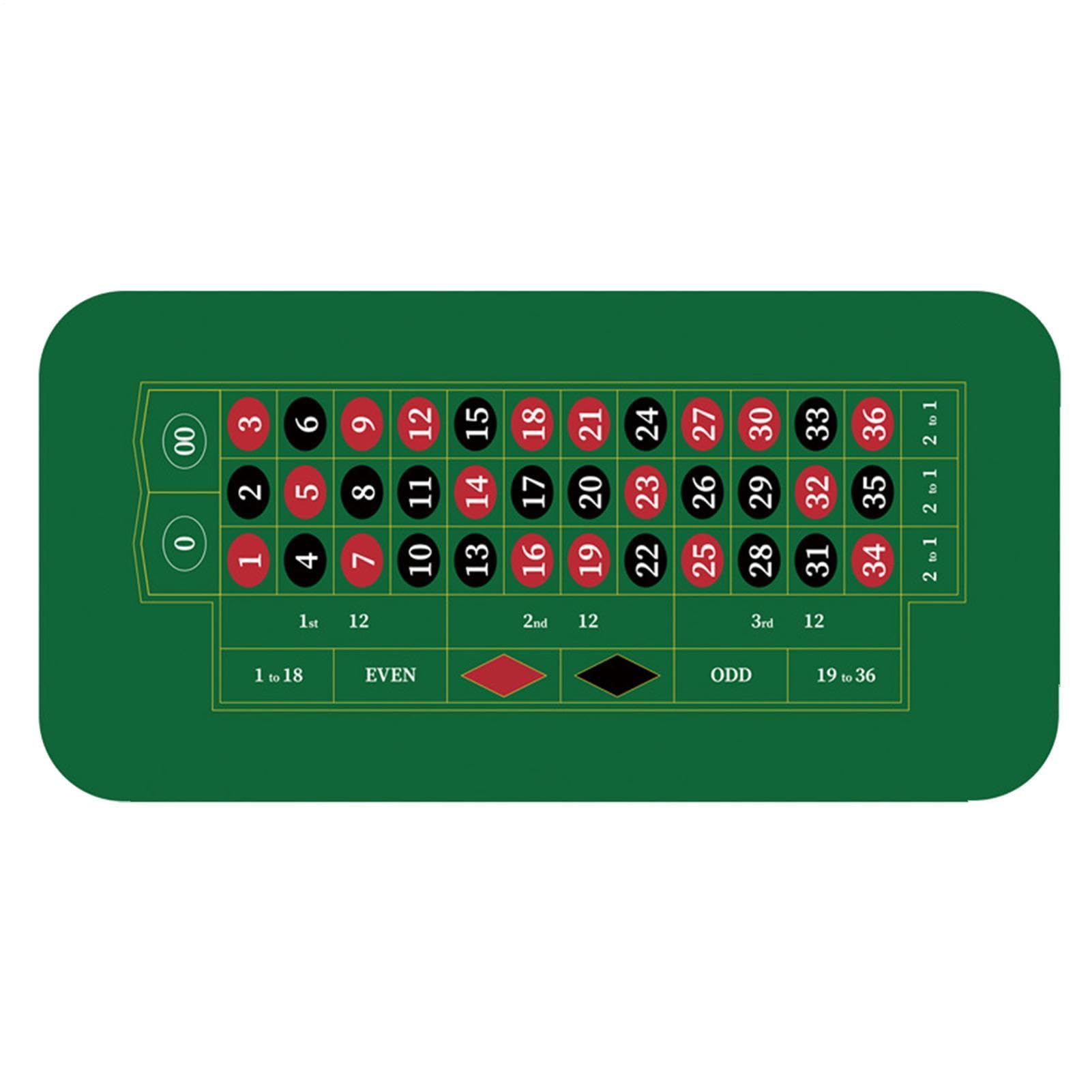 Générique Copritavolo da Poker, tovaglia da poker | tappeto Texas Holdem | 120 x 60 cm | tappetino da tavolo da poker antiscivolo, copritavolo a carte per serate di raccolta fondi, serate